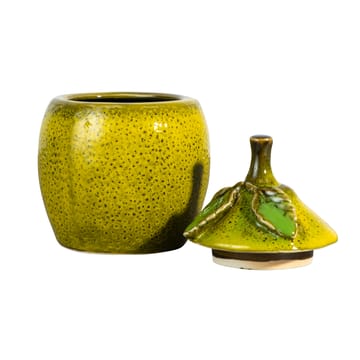 Lemon jam skål med lock 15,5 cm - Gul - Byon