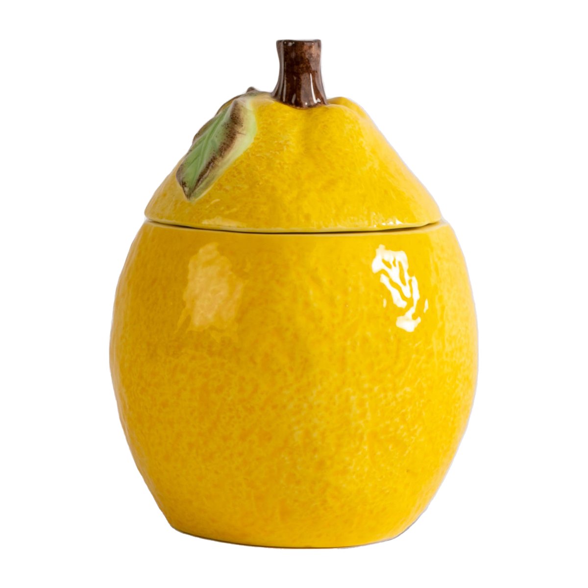 Byon Lemon skål med lock 11x14,5 cm | Skandinavisk Design | Boxar & Askar | Gul