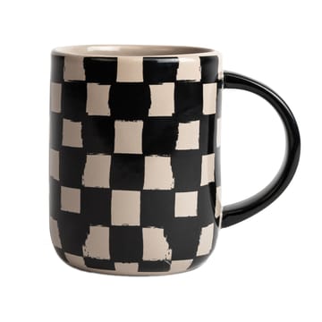 Liz mugg check 28 cl - Svart-beige - Byon