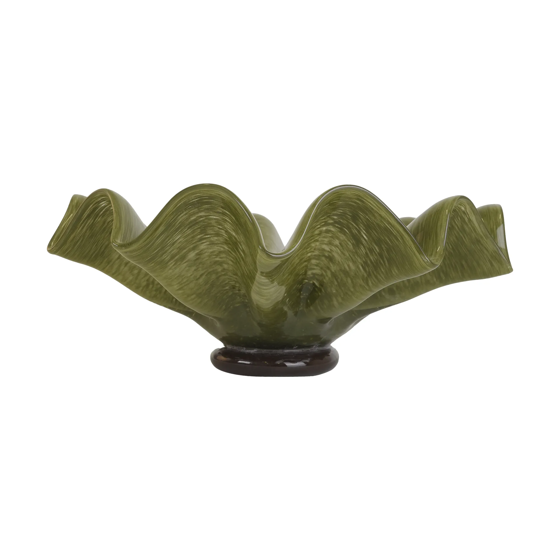Lorin skål, L, Ø30x11 cm, Grön Byon