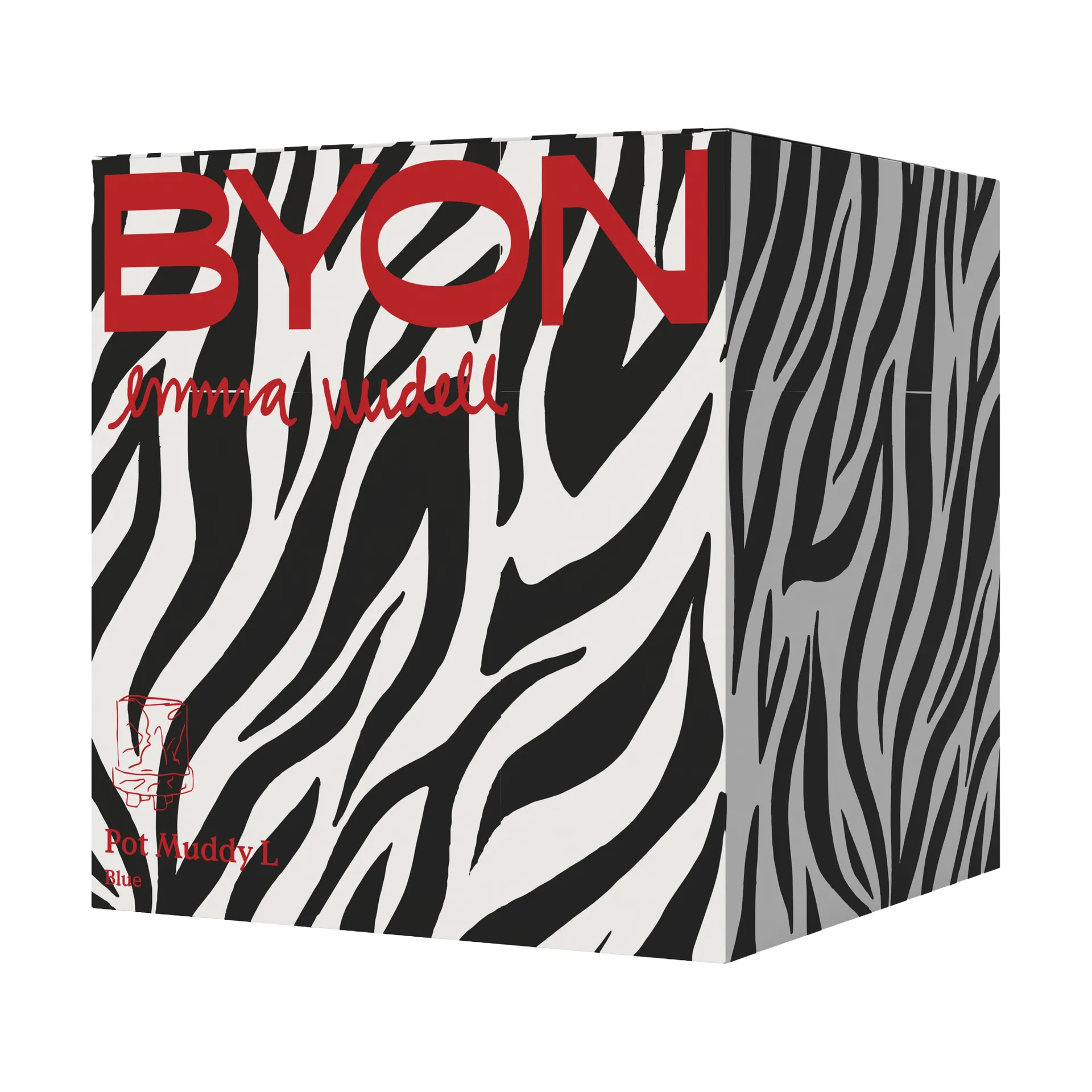 Muddy kruka L Ø23 cm, Blå Byon