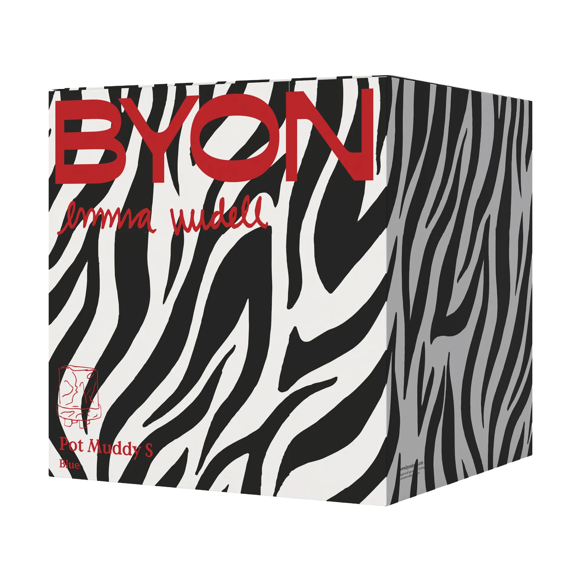 Muddy kruka S Ø17,5 cm, Blå Byon