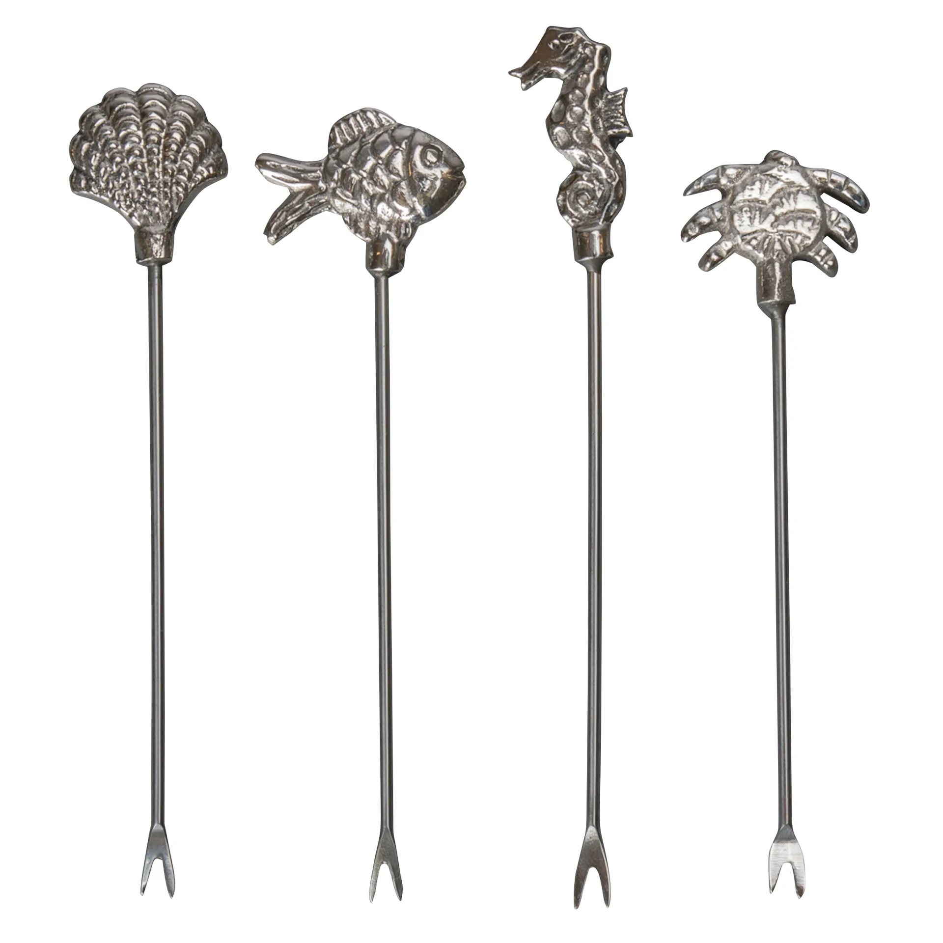 Ocean cocktail sticks, Silver Byon