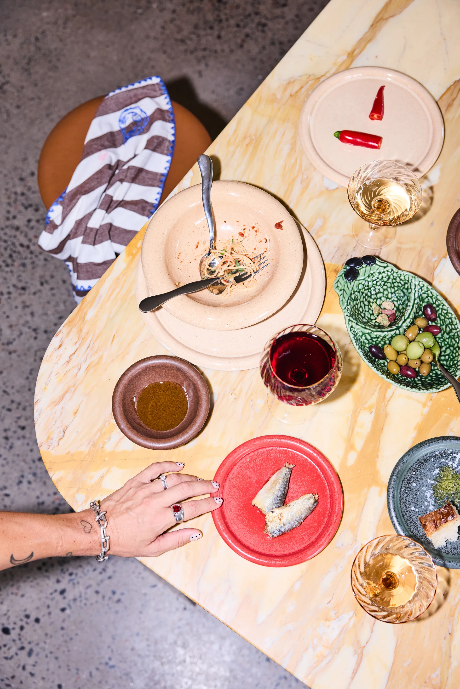 Oliv skål, Grön Byon