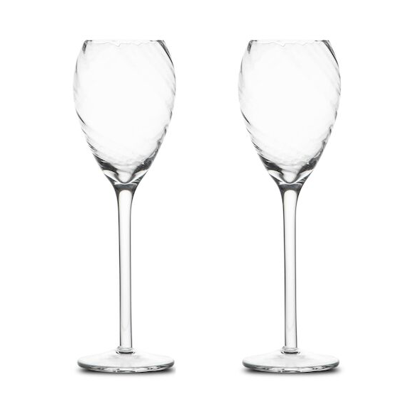 Byon Opacity champagneglas 16 cl 2-pack Klar | Skandinavisk Design | Champagneglas | Transparent