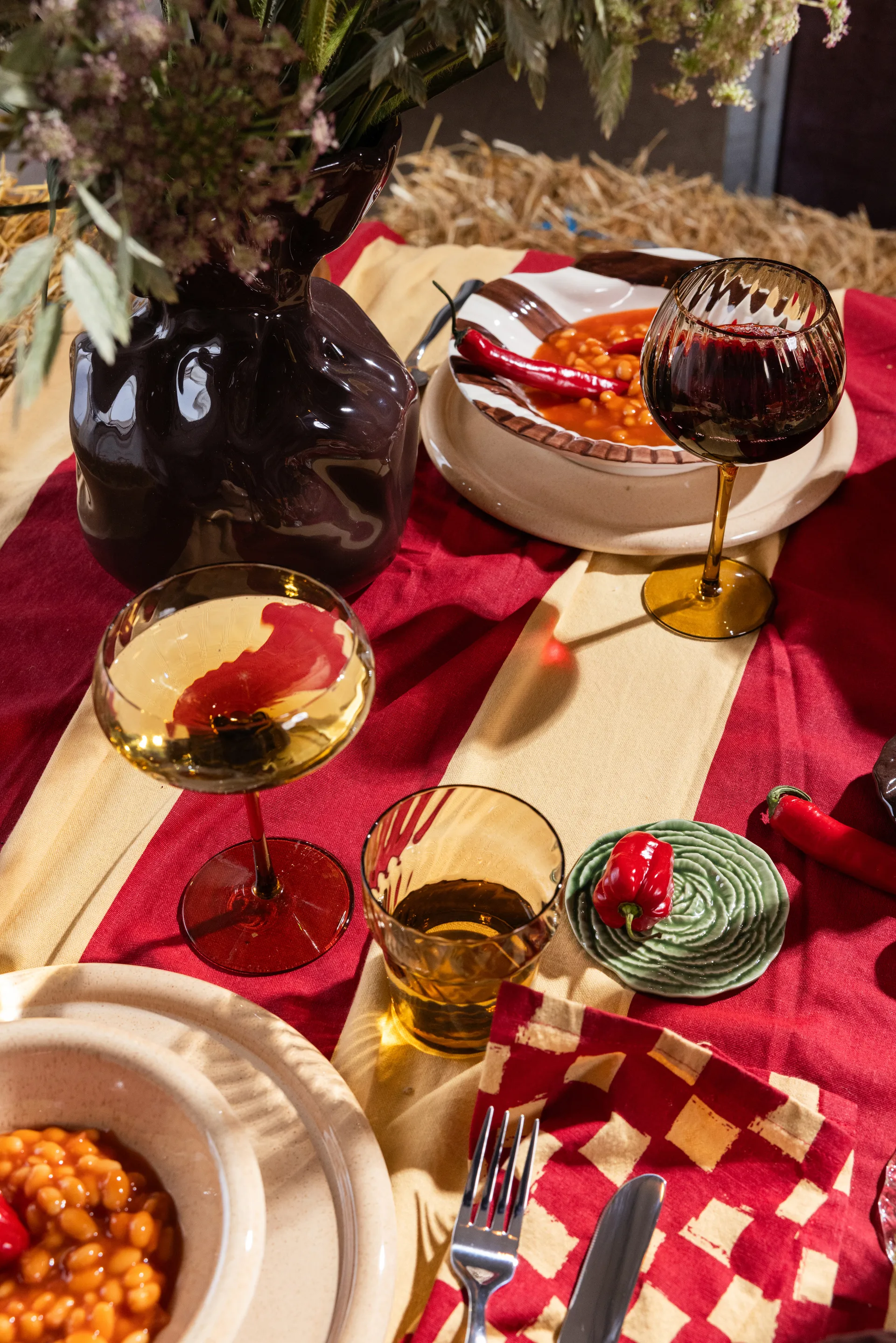 Opacity dricksglas 30 cl 2-pack, Brun Byon