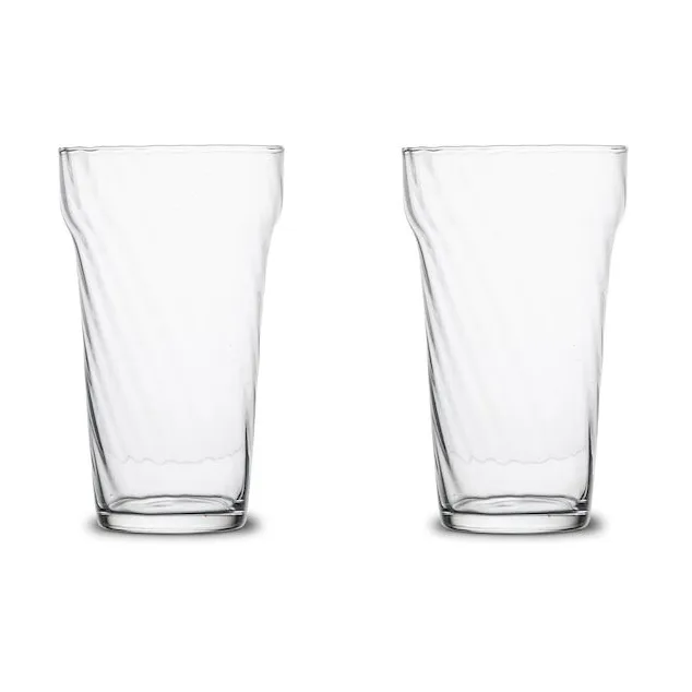 Opacity high ball glas 43 cl 2-pack, Klar Byon