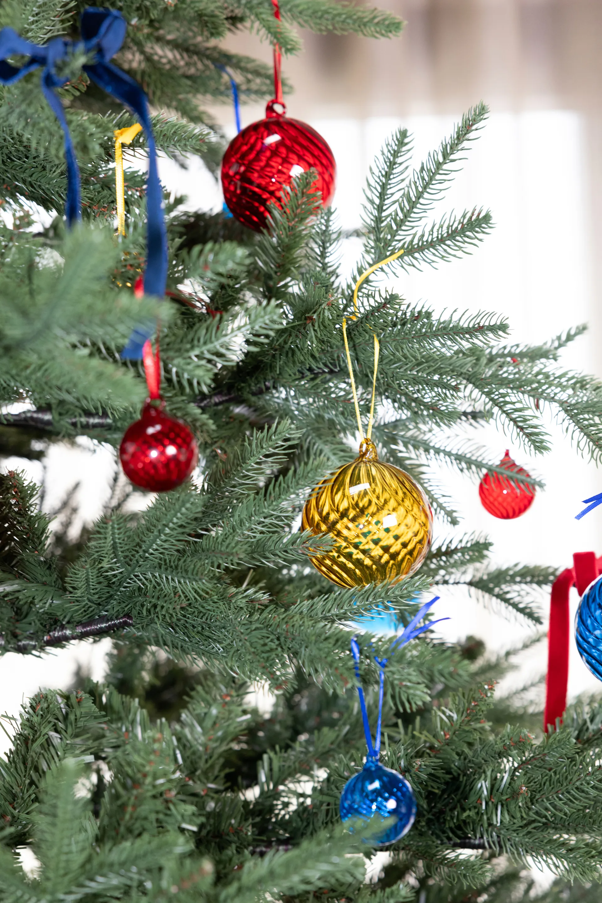 Opacity julgranskula M Ø8 cm 2-pack, Gul Byon