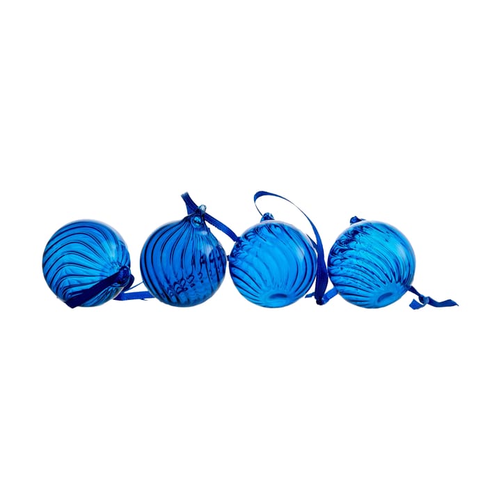Opacity julgranskula XS Ø4 cm 2-pack - Blå - Byon