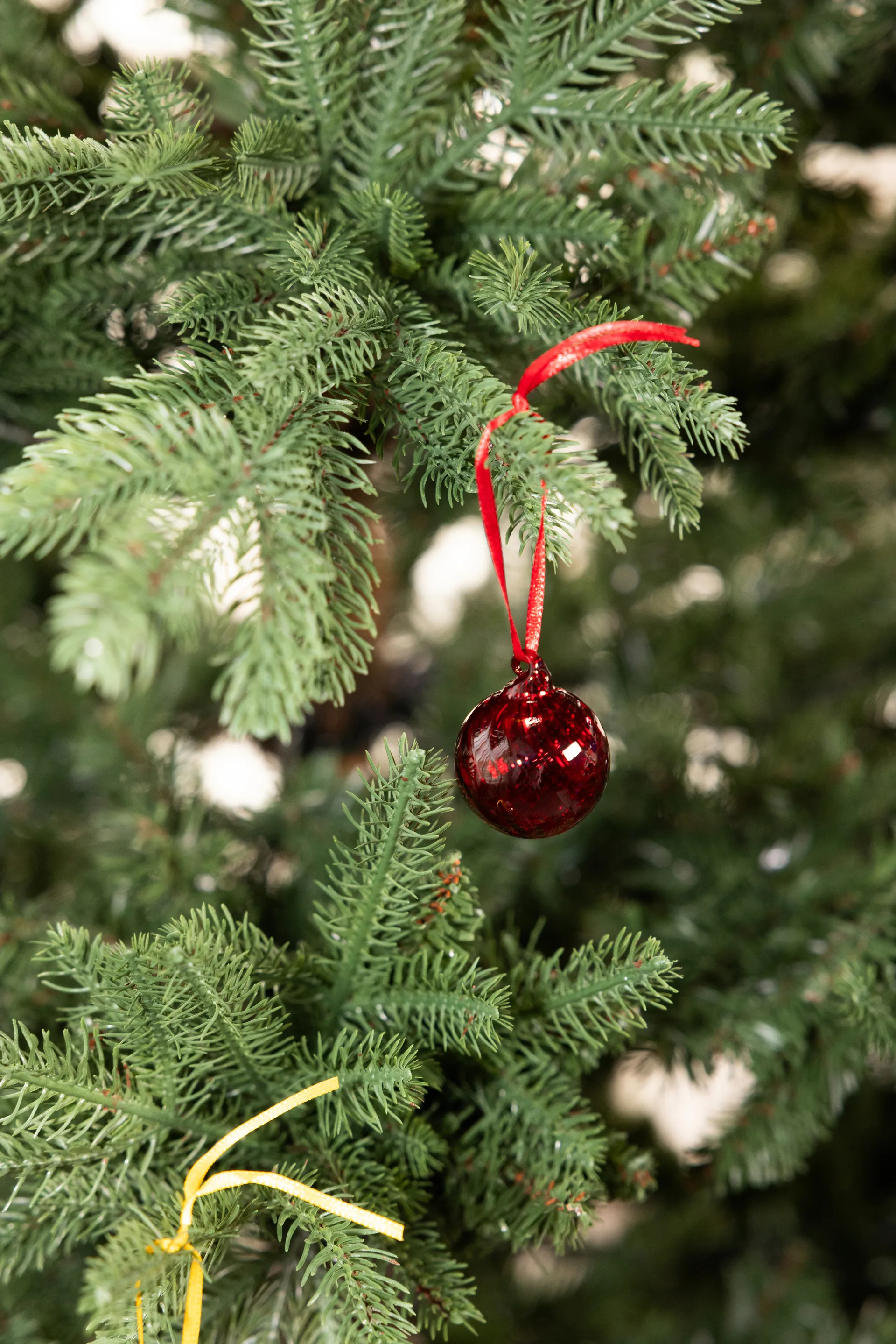 Opacity julgranskula XS Ø4 cm 4-pack, Röd Byon