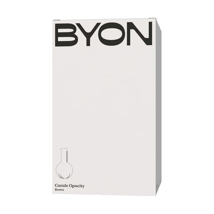Opacity karaff 1,9 L, Brun Byon