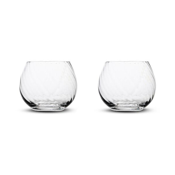 Byon Opacity vattenglas 22 cl 2-pack Klar | Skandinavisk Design | Dricksglas | Transparent