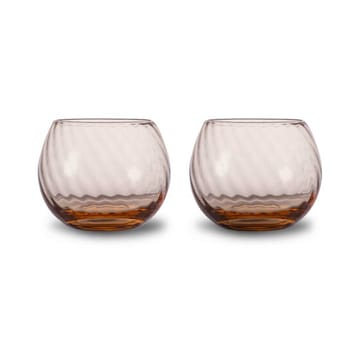 Opacity vattenglas 22 cl 2-pack - Persika - Byon