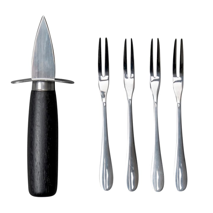 Ostrica oyster set - Svart-silver - Byon