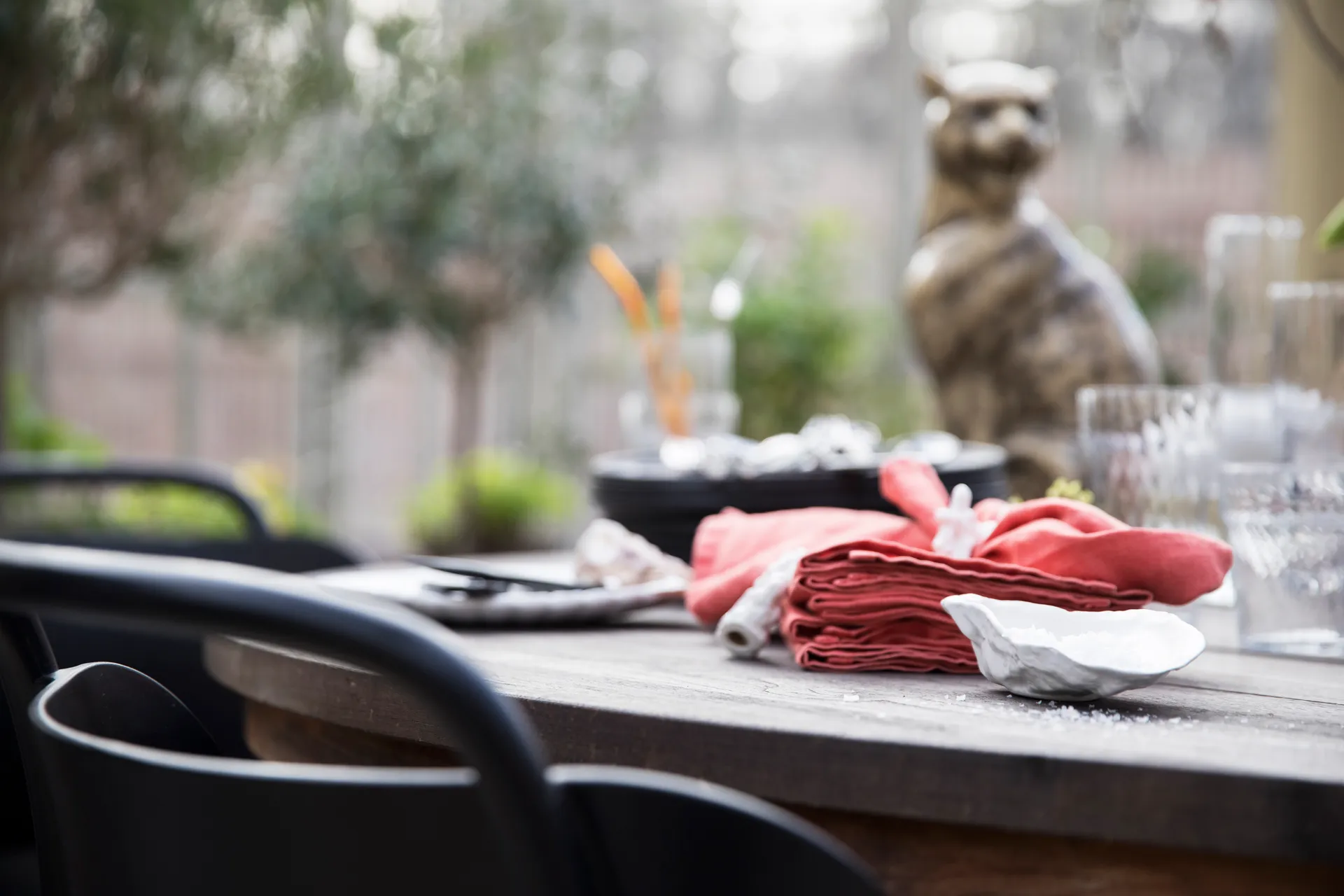 Oyster serveringsskål, Vit Byon