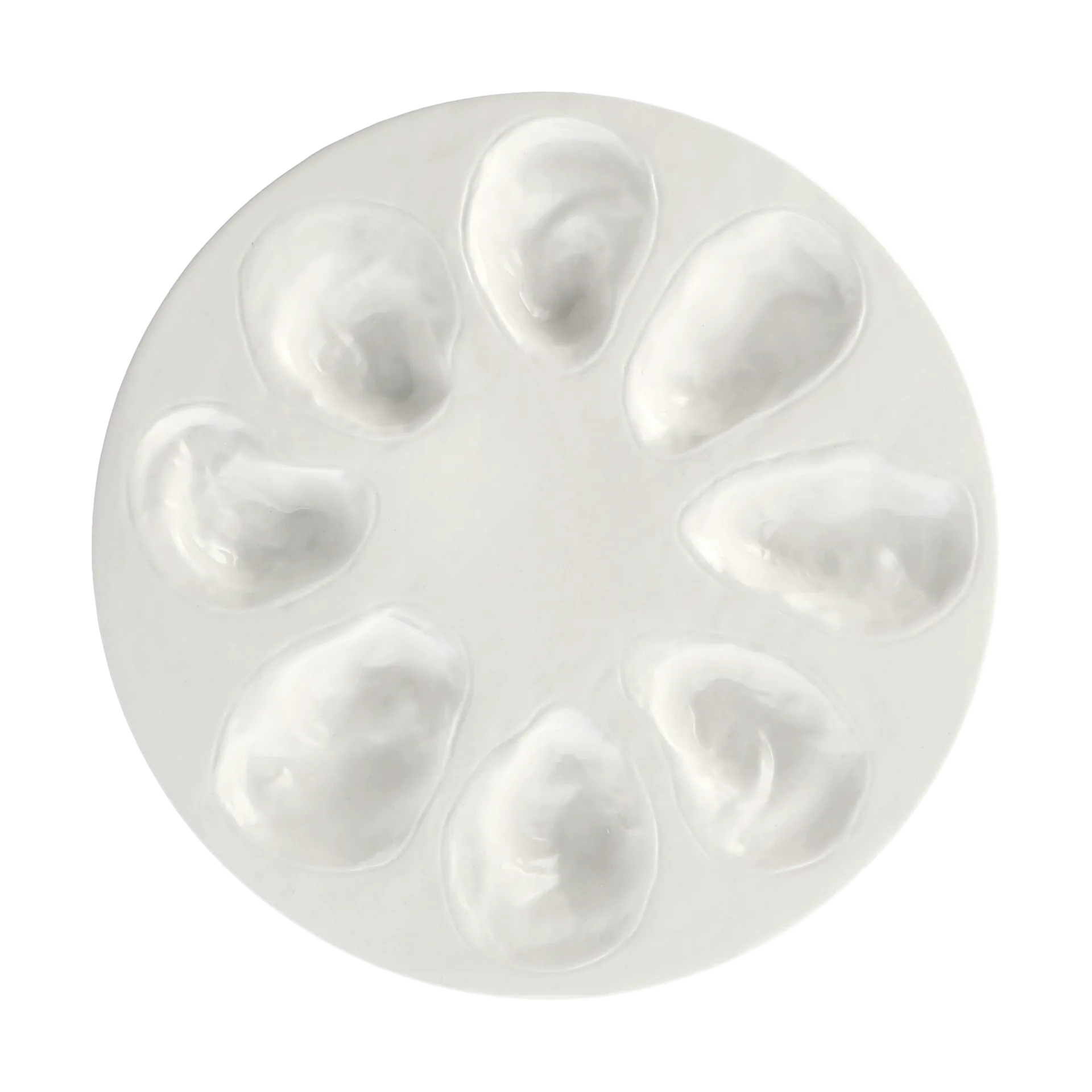 Oyster tallrik Ø27 cm, Vit Byon