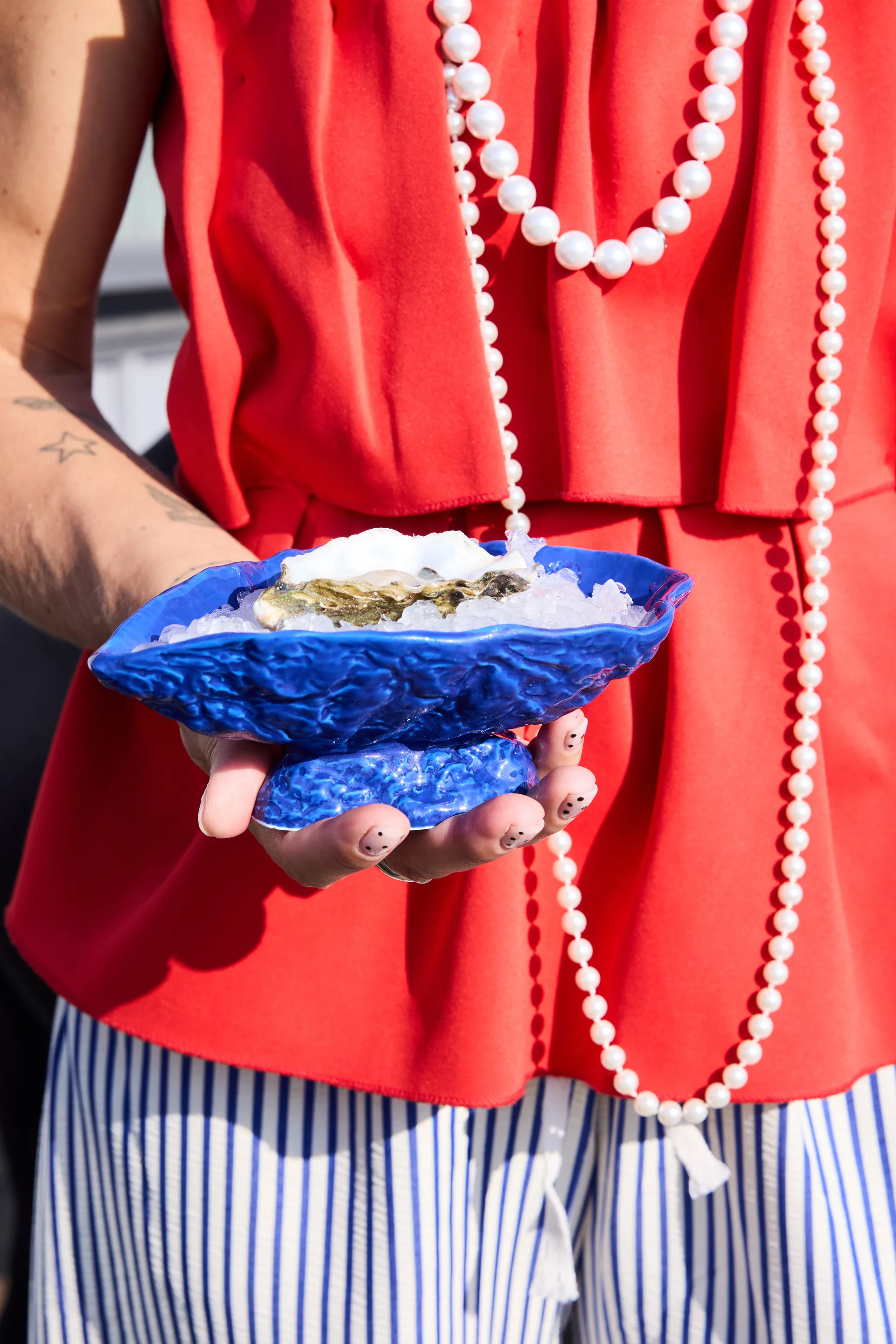 Oystie skål, Blå Byon