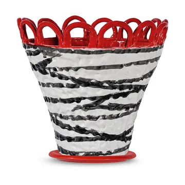 Patty kruka L Ø30 cm - Zebra-röd - Byon