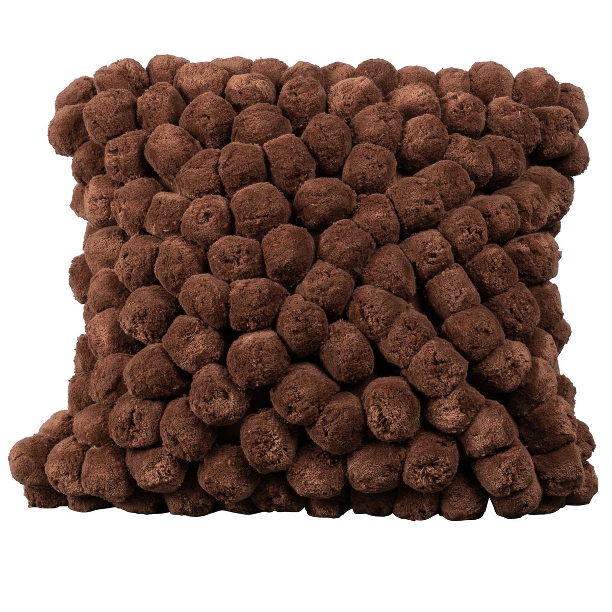 Byon Pom Pom kudde 45x45 cm Brun | Skandinavisk Design | Kuddar | Brun