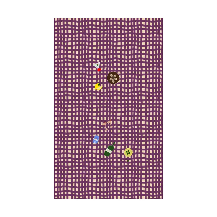 Sera duk - Plommon (lila), 150x280 cm - Byon