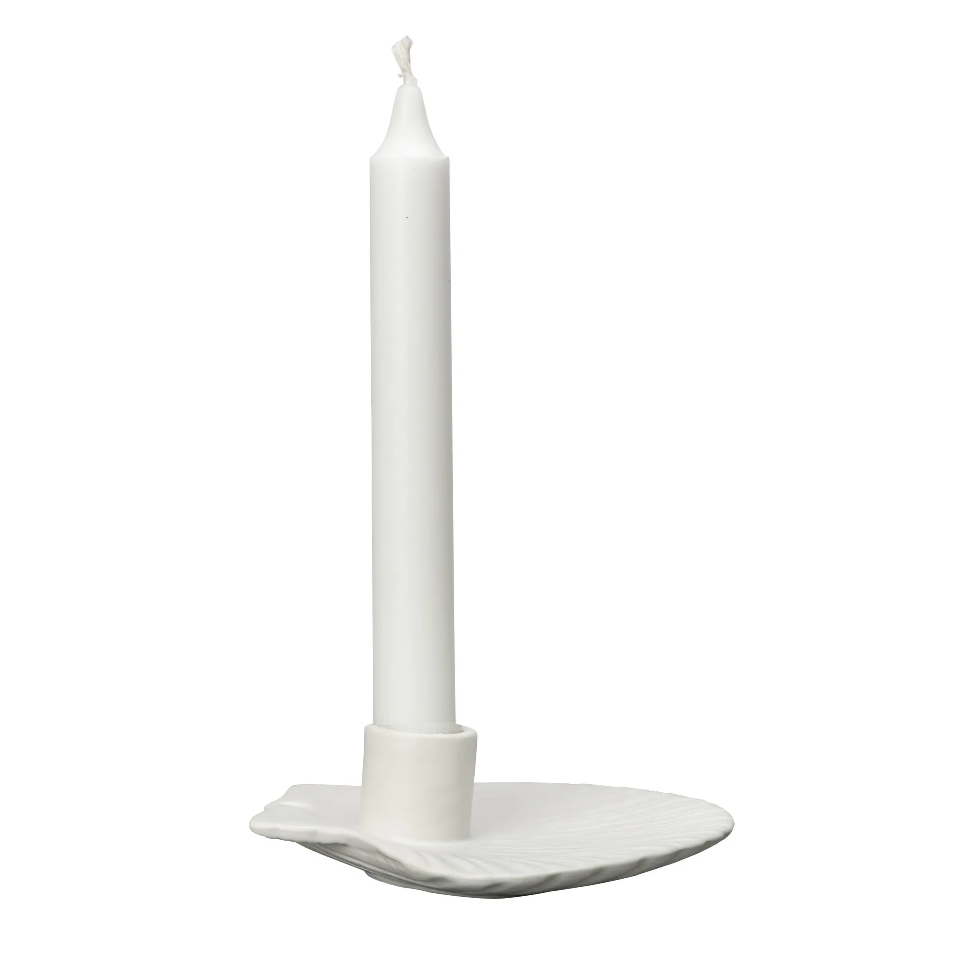 Shell ljusstake 15,5 cm, White Byon
