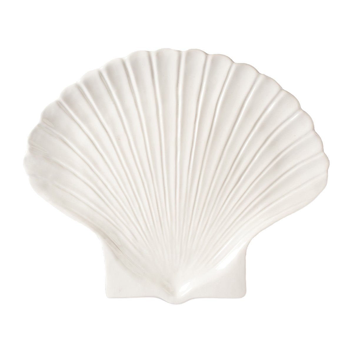 Byon Shell tallrik XL | Skandinavisk Design | Serveringsfat & Uppläggningsfat | Vit