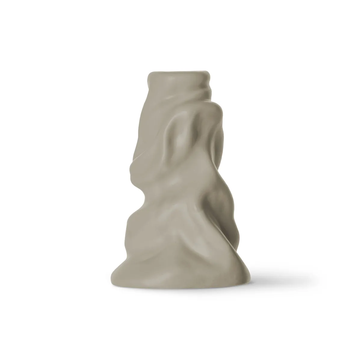 Byon Soft ice cream ljusstake 10 cm Beige