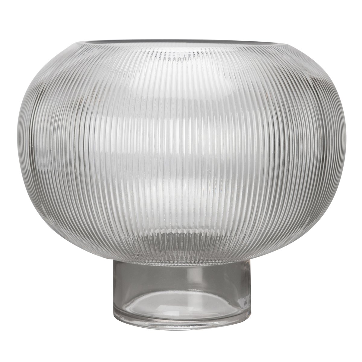 Byon Sphere vas 26 cm Klar | Skandinavisk Design | Vaser | Transparent