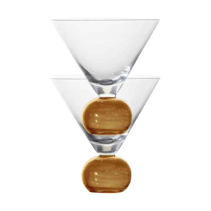 Spice glas 24 cl 2-pack - Klar-amber - Byon