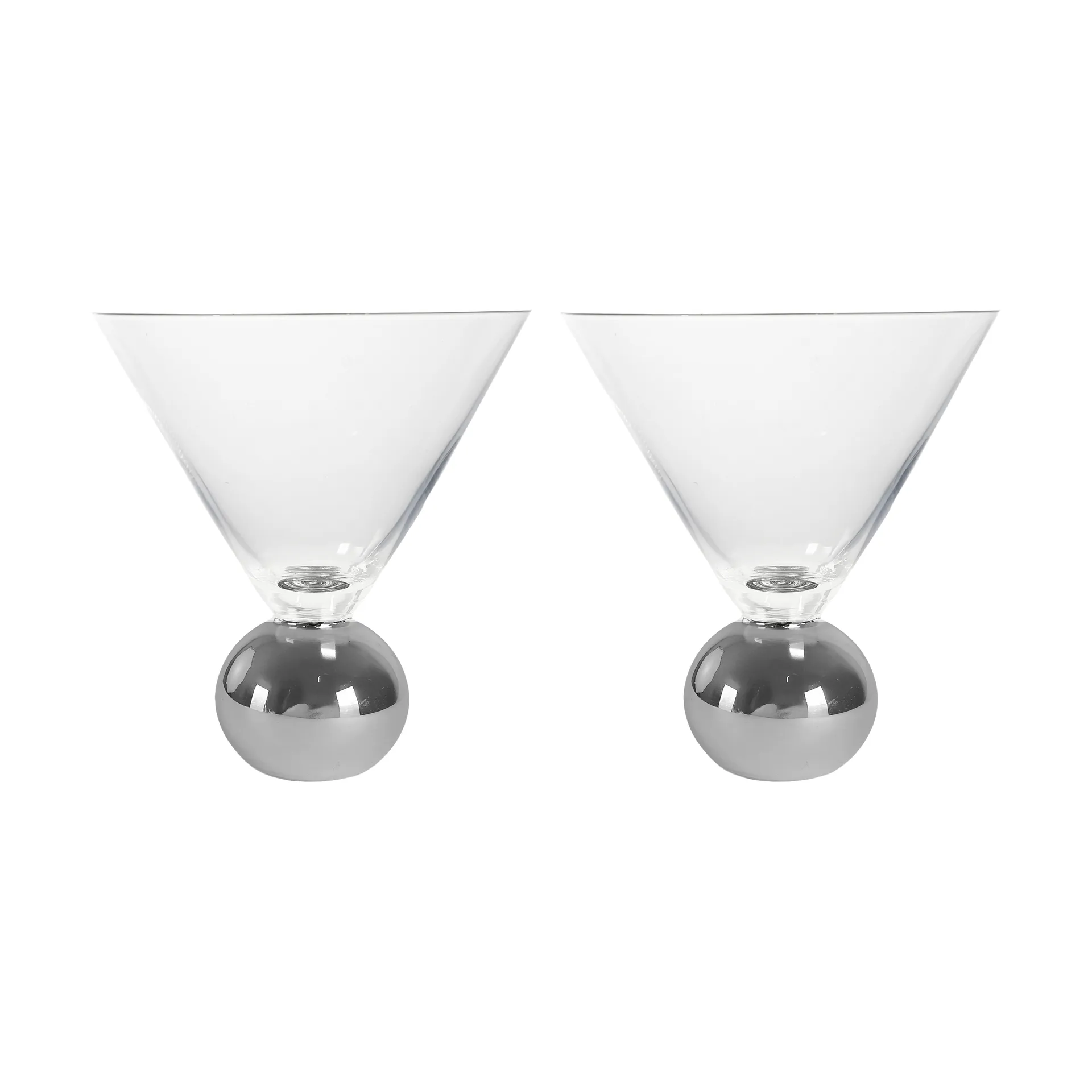 Spice glas 24 cl 2-pack, Klar-silver Byon
