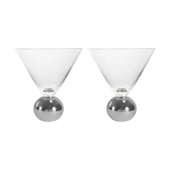 Spice glas 24 cl 2-pack - Klar-silver - Byon