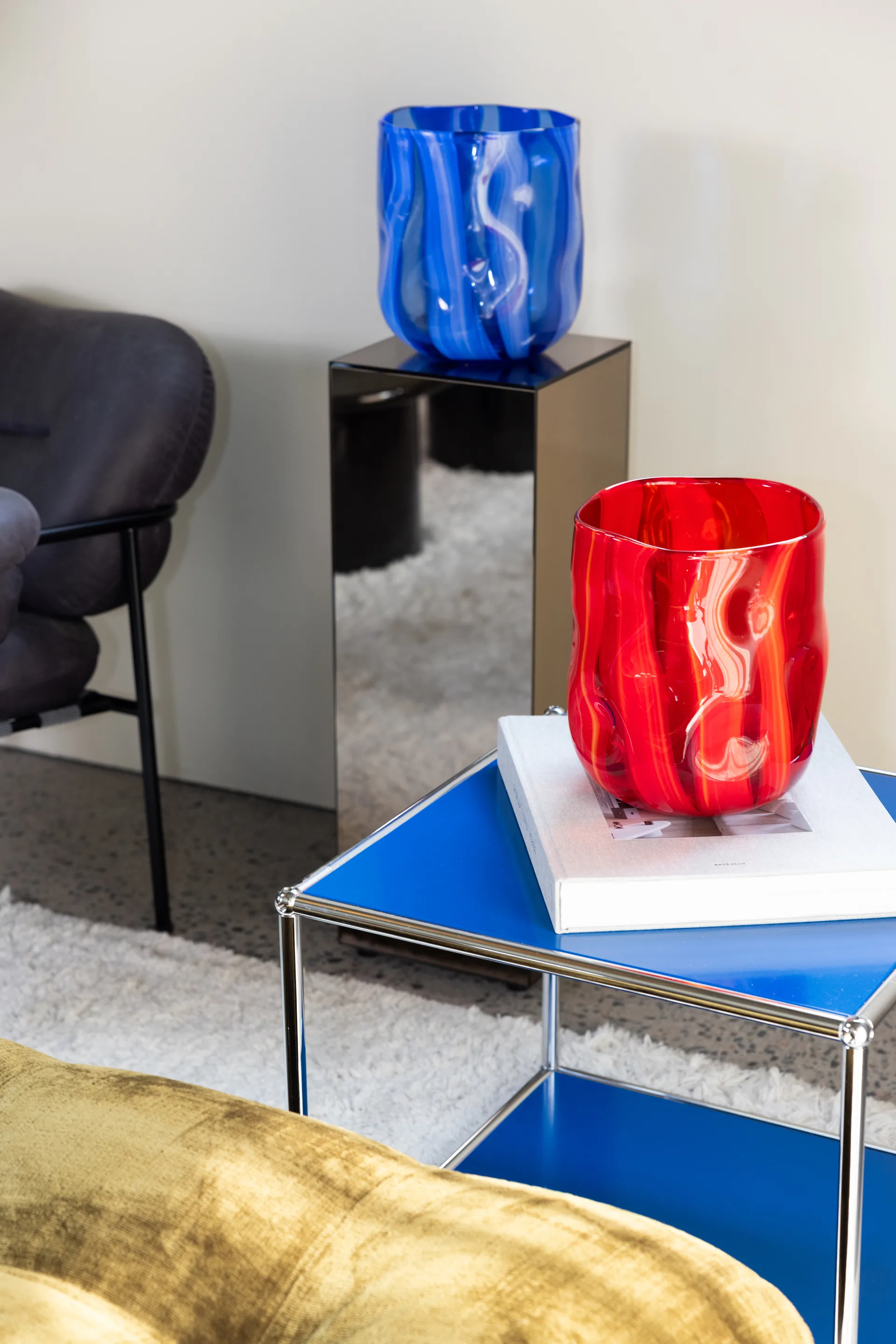 Triton vas 24 cm, Röd Byon