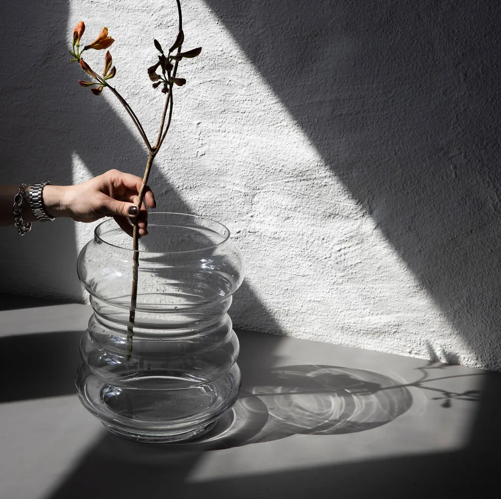 Trixibelle vas 30 cm, Klar Byon