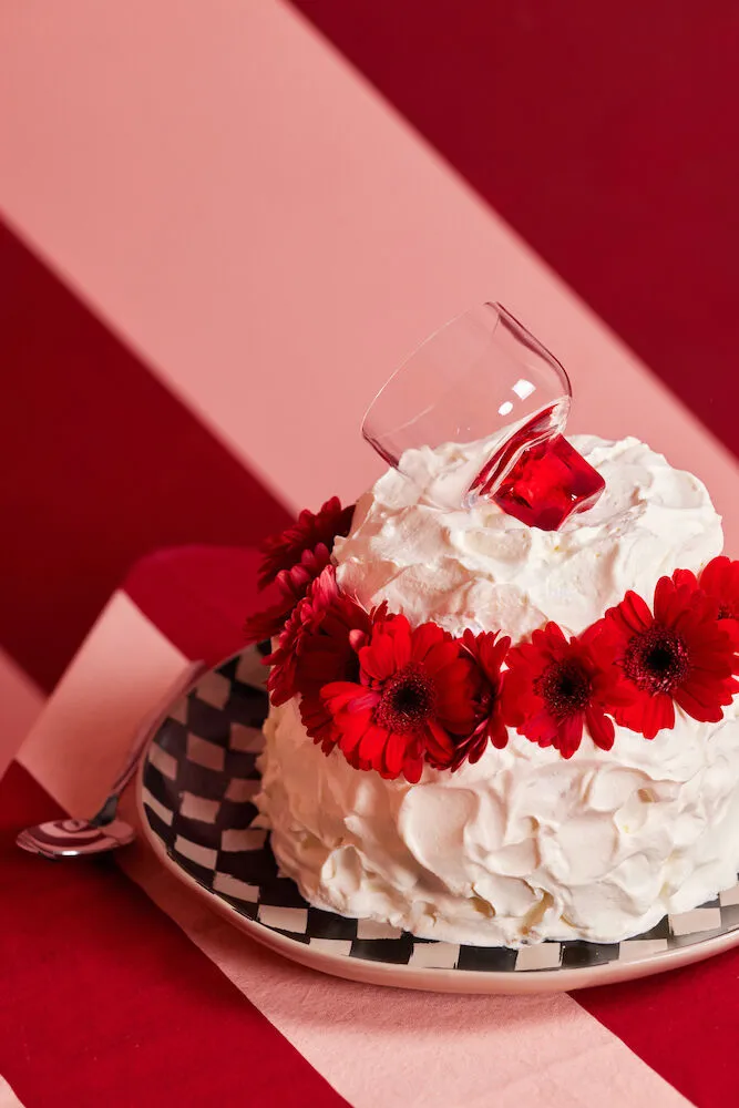 Victoria glas 35 cl 2-pack, Röd-klar Byon