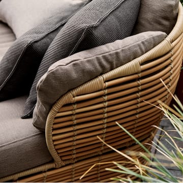 Basket Soffa 2-sits - graphic grey, grå dynor - Cane-line