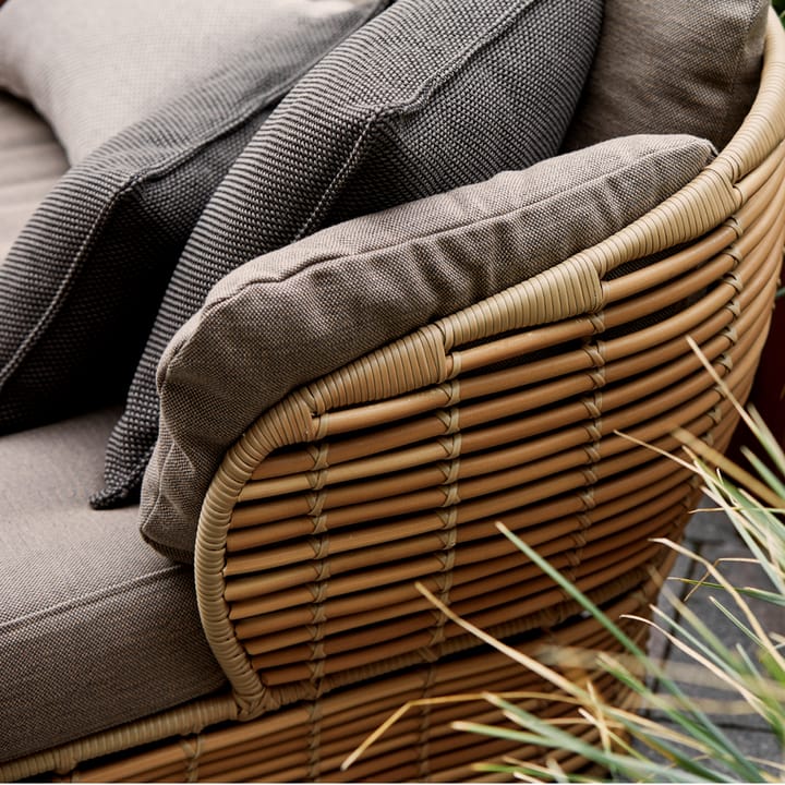 Basket Soffa 2-sits - graphic grey, grå dynor - Cane-line