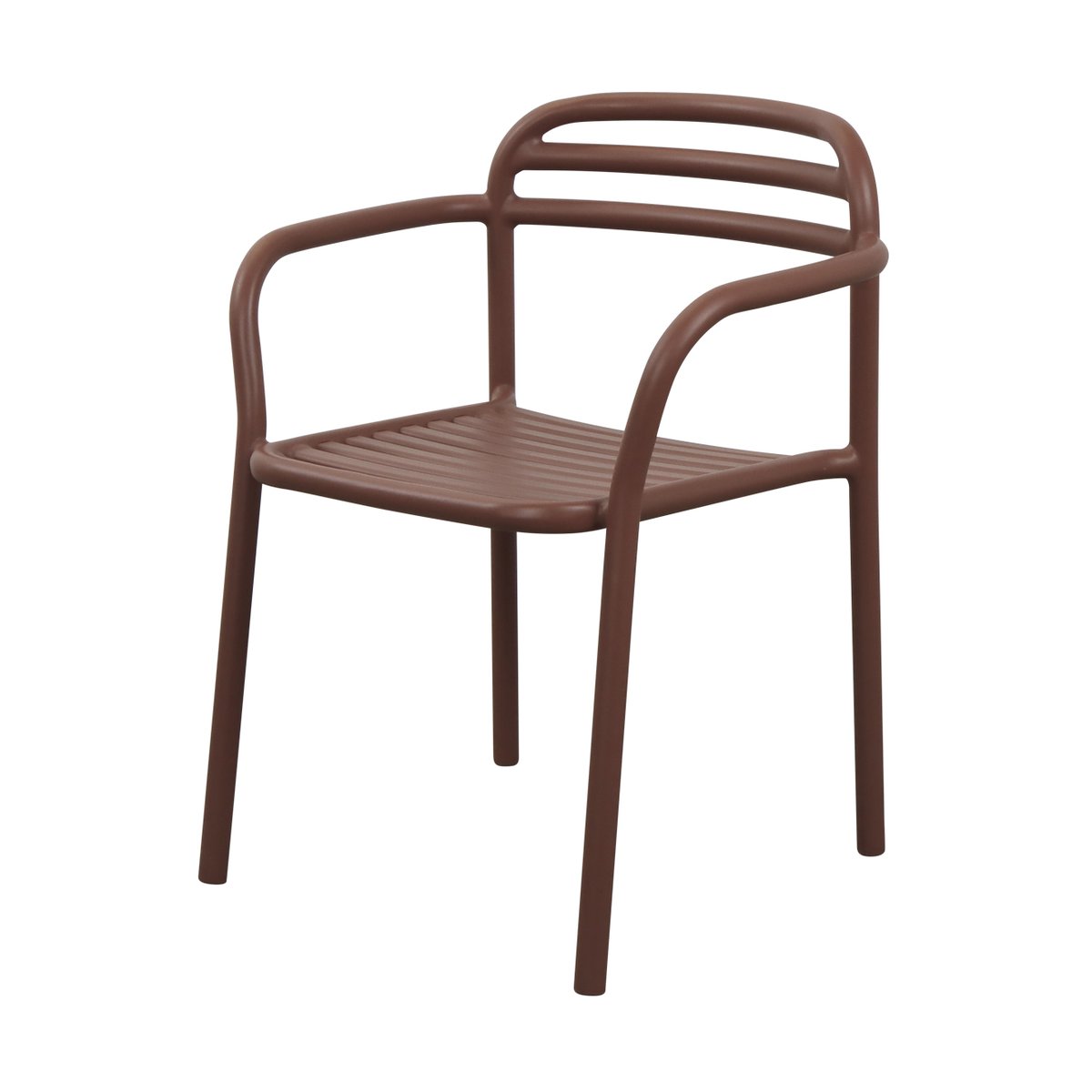 Cane-line Bliss karmstol Desert red | Skandinavisk Design | Trädgårdsstolar | Röd