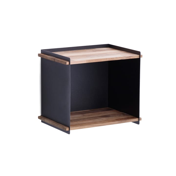 Box Wall förvaring - lava grey, teak - Cane-line