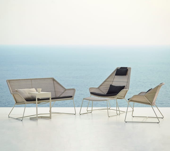 Breeze dynset loungefåtölj hög rygg - Natté black - Cane-line