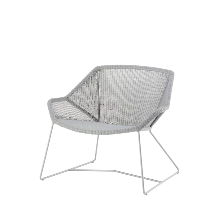 Breeze loungefåtölj weave - White grey - Cane-line