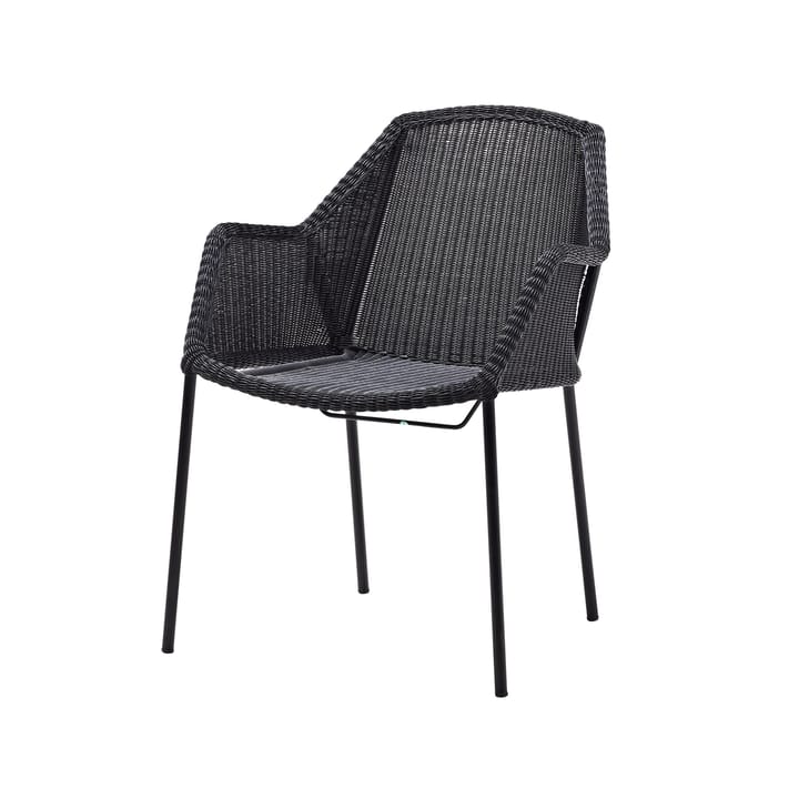 Breeze stapelbar karmstol - black - Cane-line