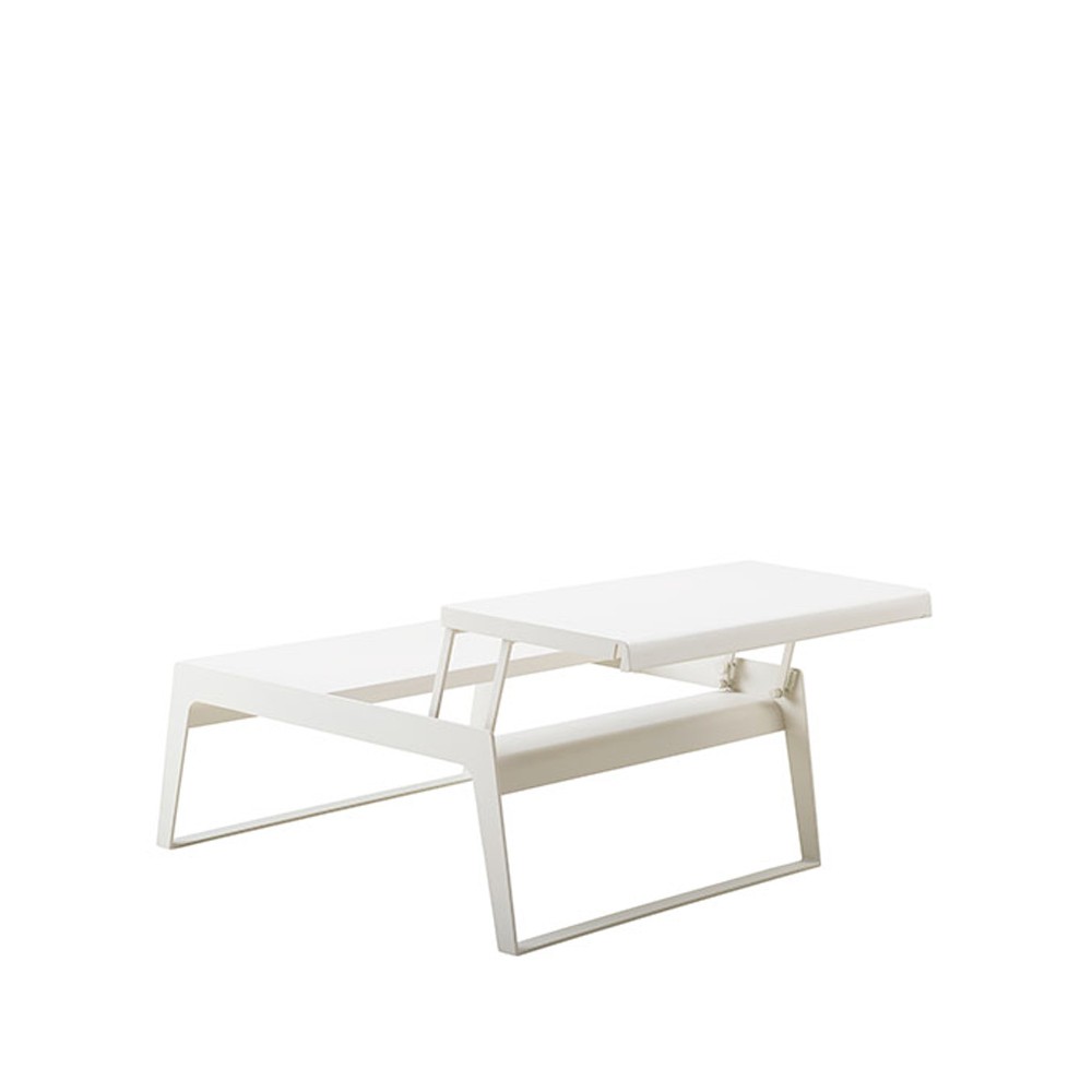 Cane-line Chill out soffbord White, dubbel | Skandinavisk Design | Trädgårdsbord | Vit