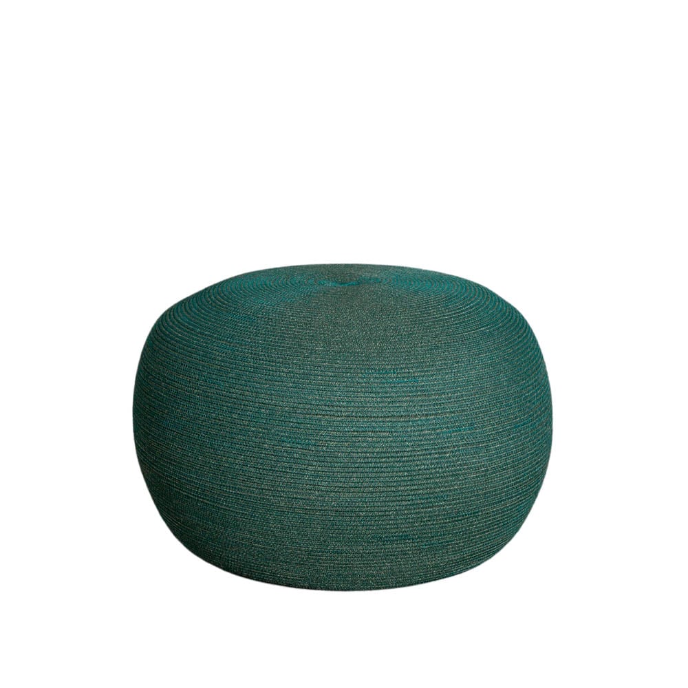 Cane-line Circle fotpall 75 cm Dark green | Skandinavisk Design | Trädgårdsfåtöljer | Grön