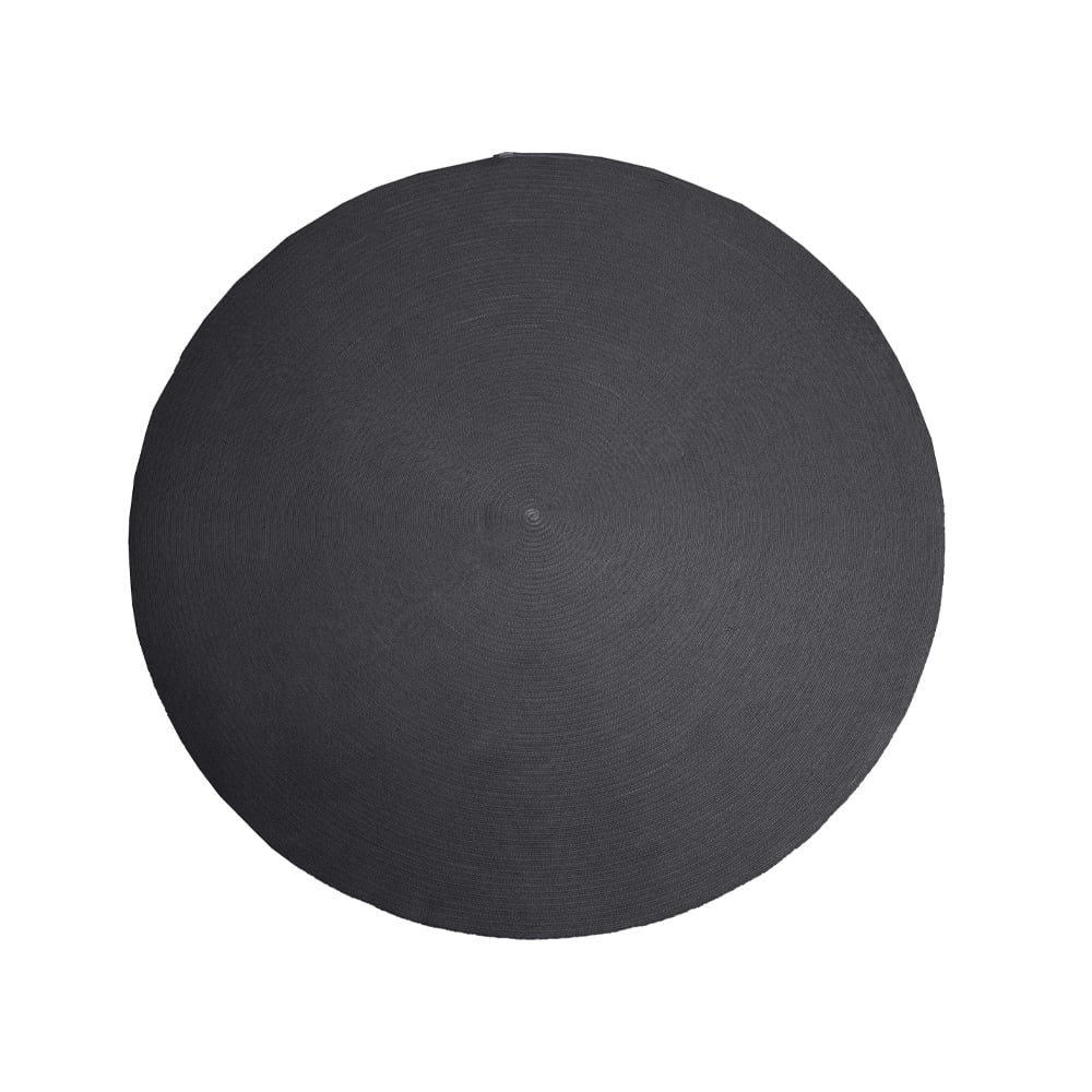 Cane-line Circle matta rund Dark grey, 200cm | Skandinavisk Design | Plastmattor | Grå