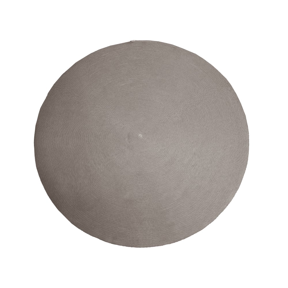 Cane-line Circle matta rund Taupe-200cm | Skandinavisk Design | Plastmattor | Beige