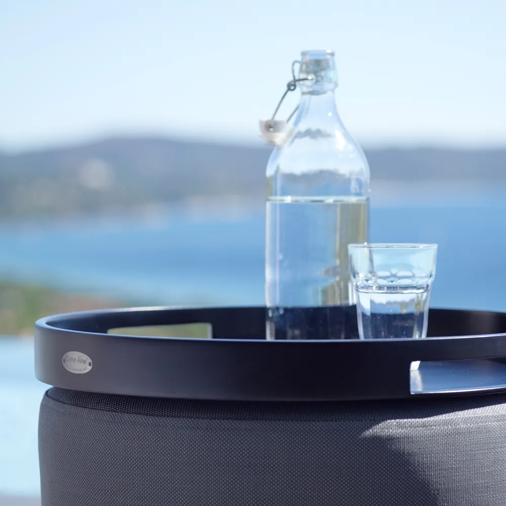 Club bricka, Black, kvadratisk Cane-line