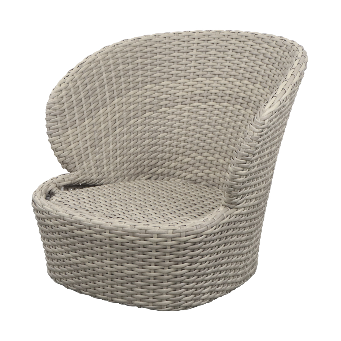 Cane-line Coast loungefåtölj swivel Sand (Flat Weave)