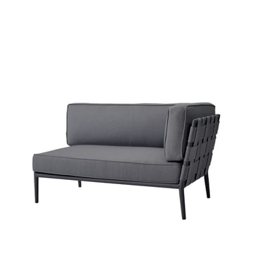 Conic modulsoffa - Cane-Line airtouch grey, vänster, inkl. dynor - Cane-line