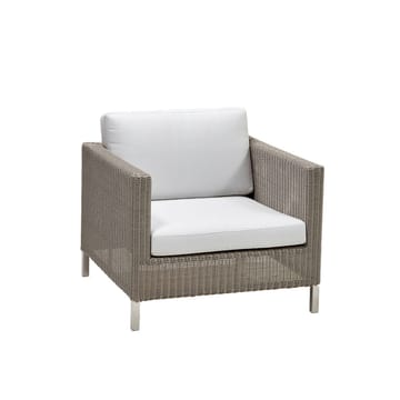Connect fåt�ölj weave - Taupe, dynset Cane-Line Natté white - Cane-line