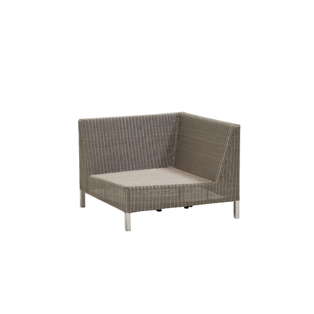 Cane-line Connect hörndel Taupe | Skandinavisk Design | Trädgårdssoffor | Beige